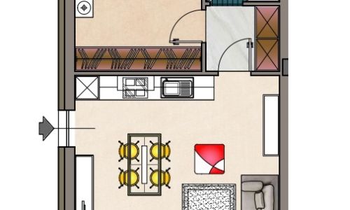Bilocale con terrazzo